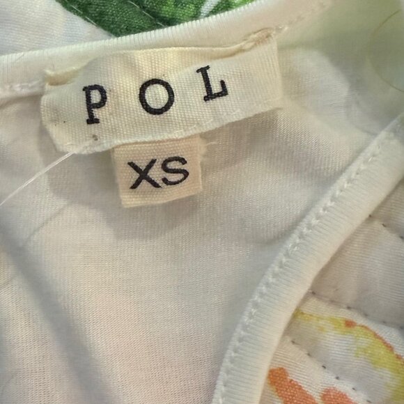 🆕POL Sleeveless Tank Top with Zipper Detail White  Size XS - Picture 7 of 10